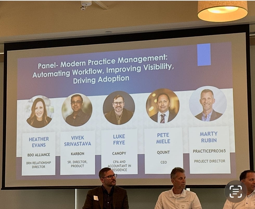 BDO Alliance panel on modern practice management